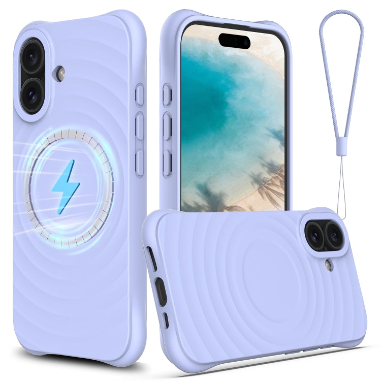 Wave Texture MagSafe Magnetic Liquid Silicone Phone Case, For iPhone 16e, For iPhone 16 Pro Max, For iPhone 16 Pro, For iPhone 16 Plus Apple Accessories engwav4560 iPhone 16e - APEXEL INDIA - Mobile Lens - Mobile Camera Lens - Cellphone Accessories - Phone Lens - Smartphone Lens