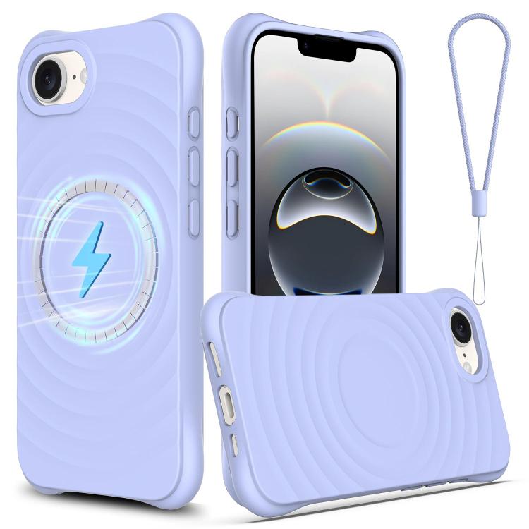 Wave Texture MagSafe Magnetic Liquid Silicone Phone Case, For iPhone 16e, For iPhone 16 Pro Max, For iPhone 16 Pro, For iPhone 16 Plus Apple Accessories engwav4560 iPhone 16e - APEXEL INDIA - Mobile Lens - Mobile Camera Lens - Cellphone Accessories - Phone Lens - Smartphone Lens