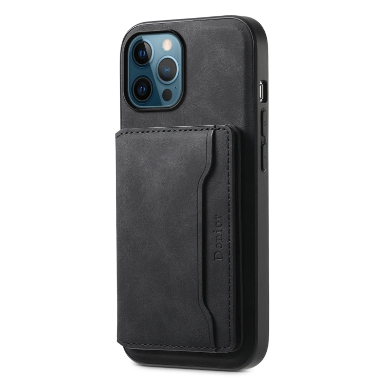 Denior D13 Retro Texture Leather MagSafe Card Bag Phone Case, For iPhone 12 Pro Apple Accessories engden4549 More iPhone Cases - Denior - Mobile Lens - Mobile Camera Lens - Cellphone Accessories - Phone Lens - Smartphone Lens