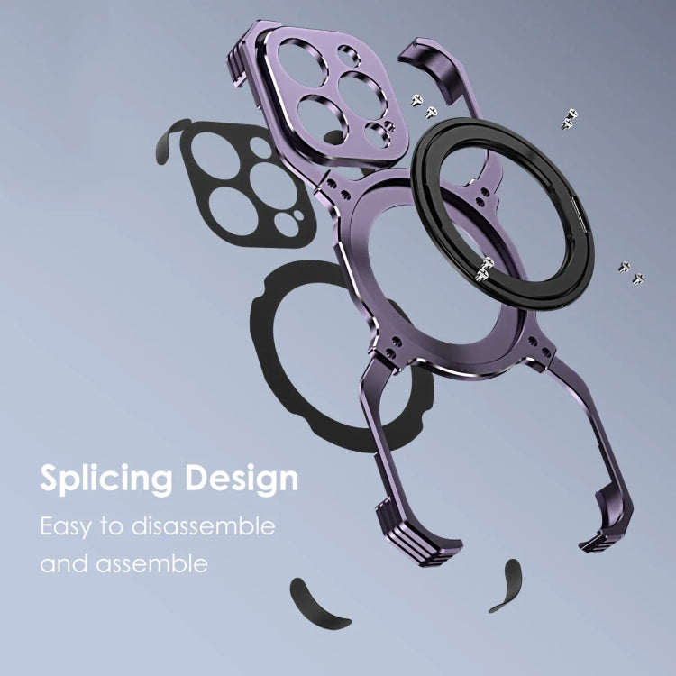 Mechanical Arm Borderless MagSafe Holder Metal Phone Case, For iPhone 14 Plus, For iPhone 14, For iPhone 14 Pro, For iPhone 14 Pro Max Apple Accessories engmec4561 iPhone 14 Plus - APEXEL INDIA - Mobile Lens - Mobile Camera Lens - Cellphone Accessories - Phone Lens - Smartphone Lens