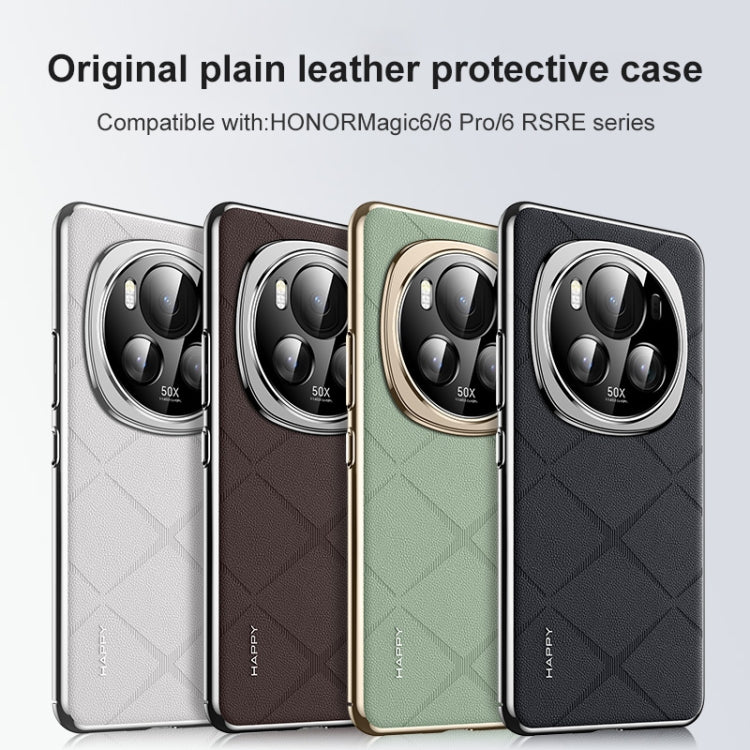 Plain Leather PC Phone Case, For Honor X50 engpla6142 Honor Honor Cases Mobile Accessories - APEXEL INDIA - Mobile Lens - Mobile Camera Lens - Cellphone Accessories - Phone Lens - Smartphone Lens