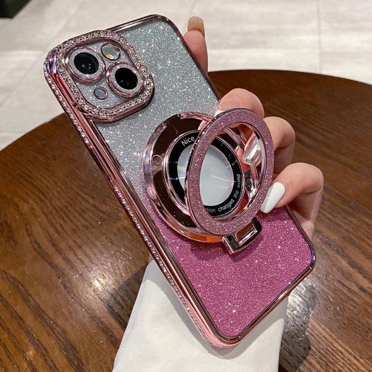 Gradient Glitter Diamond Plated Holder Magsafe Phone Case, For iPhone 15 Pro Max, For iPhone 15 Pro, For iPhone 15 Plus, For iPhone 15 Apple Accessories enggra4602 iPhone 15 Pro Max - APEXEL INDIA - Mobile Lens - Mobile Camera Lens - Cellphone Accessories - Phone Lens - Smartphone Lens