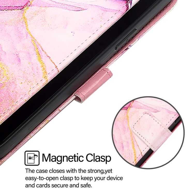 PT003 Marble Pattern Flip Leather Phone Case, For vivo Y27 4G Global
