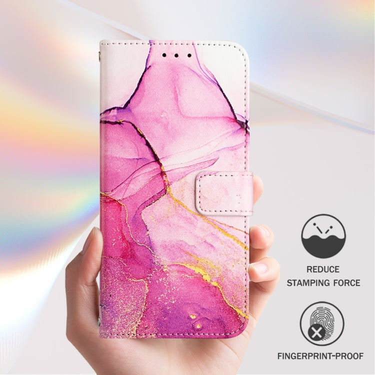 PT003 Marble Pattern Flip Leather Phone Case, For vivo Y27 4G Global