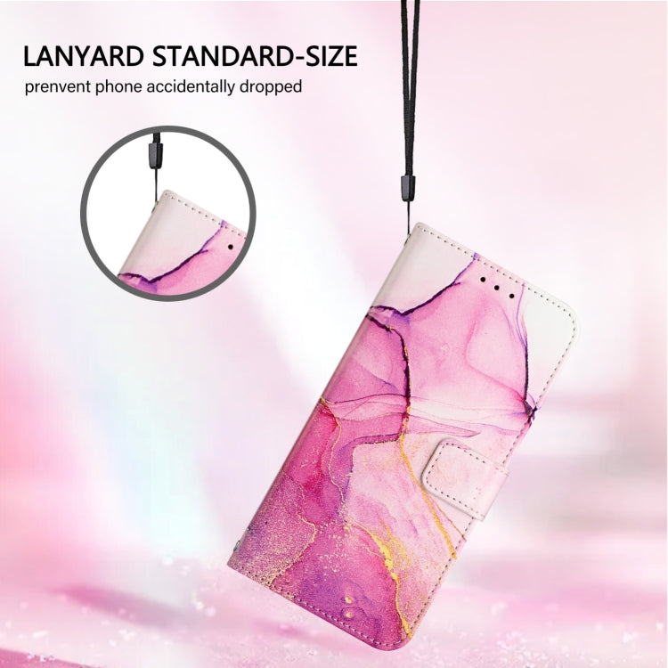 PT003 Marble Pattern Flip Leather Phone Case, For vivo Y27 4G Global