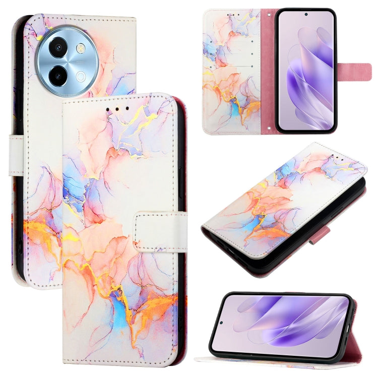 PT003 Marble Pattern Flip Leather Phone Case, For vivo X100s, For vivo Y38 5G, For vivo V30e 5G Global, For vivo iQOO Z9x