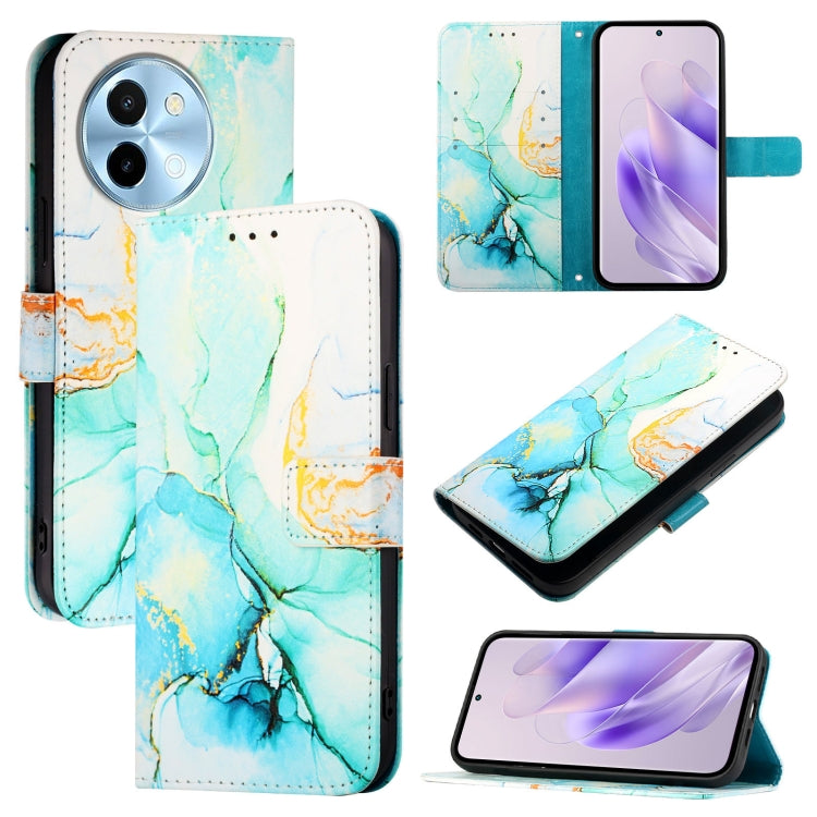 PT003 Marble Pattern Flip Leather Phone Case, For vivo X100s, For vivo Y38 5G, For vivo V30e 5G Global, For vivo iQOO Z9x
