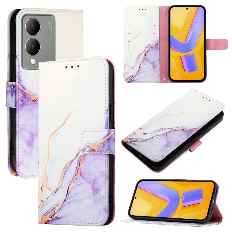 PT003 Marble Pattern Flip Leather Phone Case, For vivo Y36 5G Global / Y36 4G Global&India, For vivo Y27 5G / Y27s 4G Global, For vivo V29 5G Global / V29 Pro, For vivoy Y17s 4G Global / Y17s 5G India