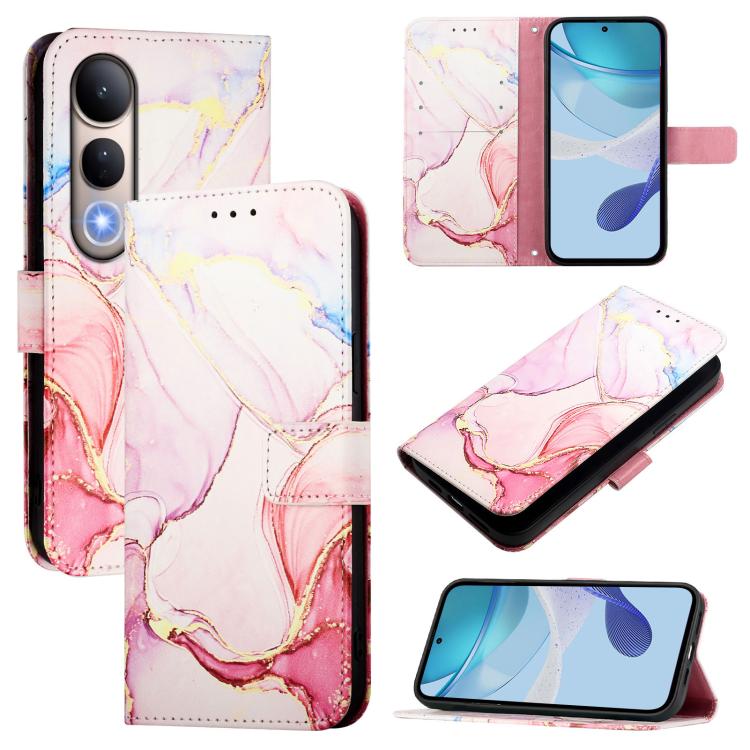 PT003 Marble Pattern Flip Leather Phone Case, For vivo S30 Pro mini, For vivo S30, For vivo Y39 5G, For vivo V50 Lite
