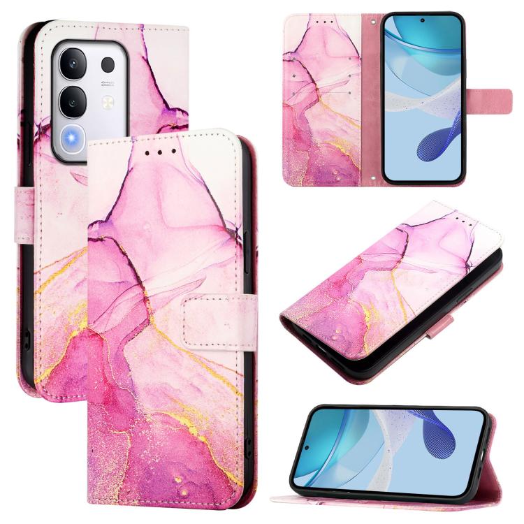 PT003 Marble Pattern Flip Leather Phone Case, For vivo Y29s 5G / Y04 4G, For vivo Y29 4G, For vivo V50, For vivo S20