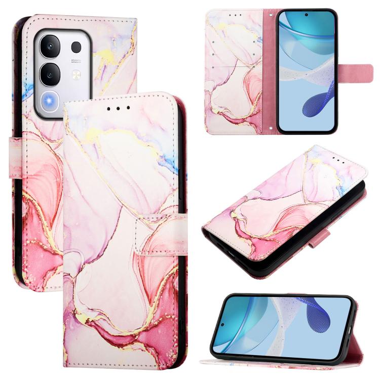PT003 Marble Pattern Flip Leather Phone Case, For vivo Y29s 5G / Y04 4G, For vivo Y29 4G, For vivo V50, For vivo S20
