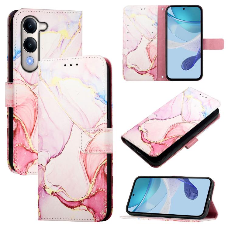 PT003 Marble Pattern Flip Leather Phone Case, For vivo Y29s 5G / Y04 4G, For vivo Y29 4G, For vivo V50, For vivo S20