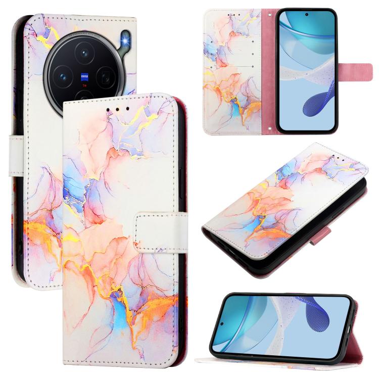 PT003 Marble Pattern Flip Leather Phone Case, For vivo X300 FE 5G Russia / Zeiss, For vivo X300s, For vivo Y21 5G 2026 / Y05 4G, For vivo V70 FE 5G