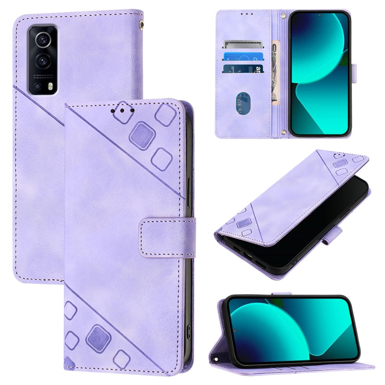 Skin Feel Embossed Leather Phone Case, For vivo Y72 5G / iQOO Z3 / Y52 5G, For vivo Y35 4G Global / Y22s 4G Global, For vivo Y55 5G Global / Y55s 5G / Y75 5G, For vivo Y33s 4G Global / Y21 / Y21s / Y21t