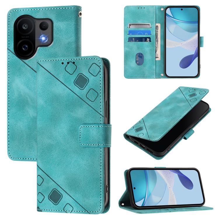 Skin Feel Embossed Leather Phone Case, For vivo S30 Pro mini, For vivo S30, For vivo Y39 5G Global, For vivo V50 Lite 5G