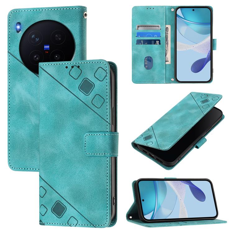 Skin Feel Embossed Leather Phone Case, For vivo X300 Ultra 5G, For vivo X300 Pro, For vivo X300, For vivo Y31 5G Global
