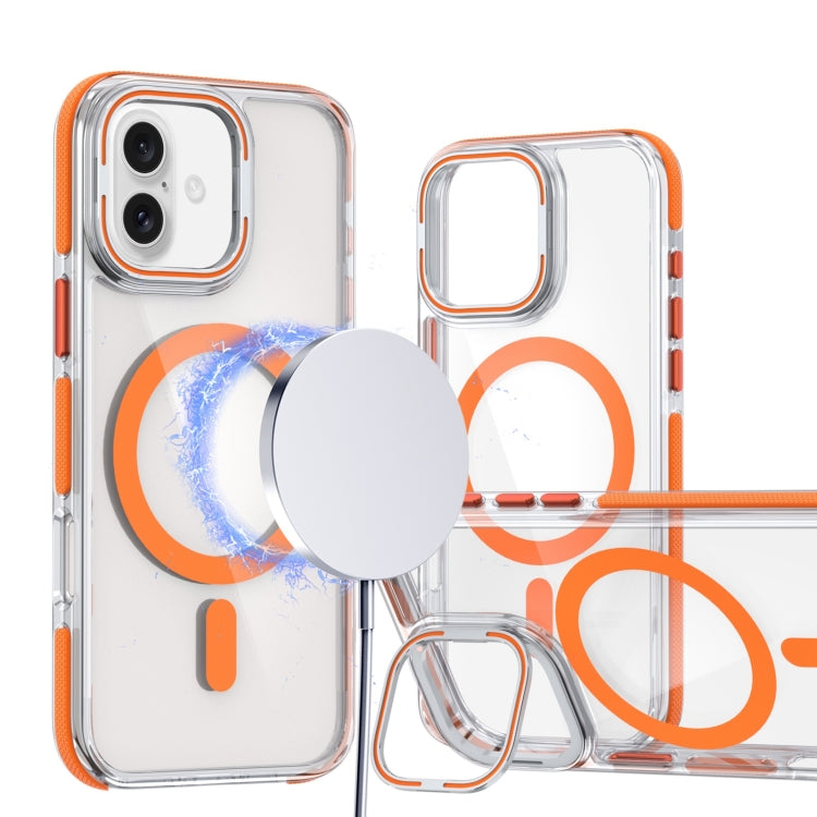 Dual-Color Clear Acrylic Hybrid TPU Lens Flip Holder MagSafe Phone Case, For iPhone 16, For iPhone 15 Pro Max, For iPhone 15 Pro Apple Accessories engdua4656 iPhone 16 - APEXEL INDIA - Mobile Lens - Mobile Camera Lens - Cellphone Accessories - Phone Lens - Smartphone Lens