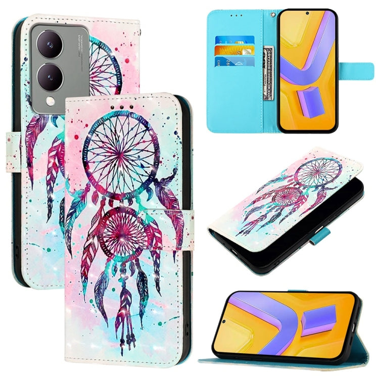 3D Painting Horizontal Flip Leather Phone Case, For vivo V29 5G Global / V29 Pro, For vivo Y17s 4G Global / 5G India, For vivo Y02 / Y02A / Y02t / Y11 2023