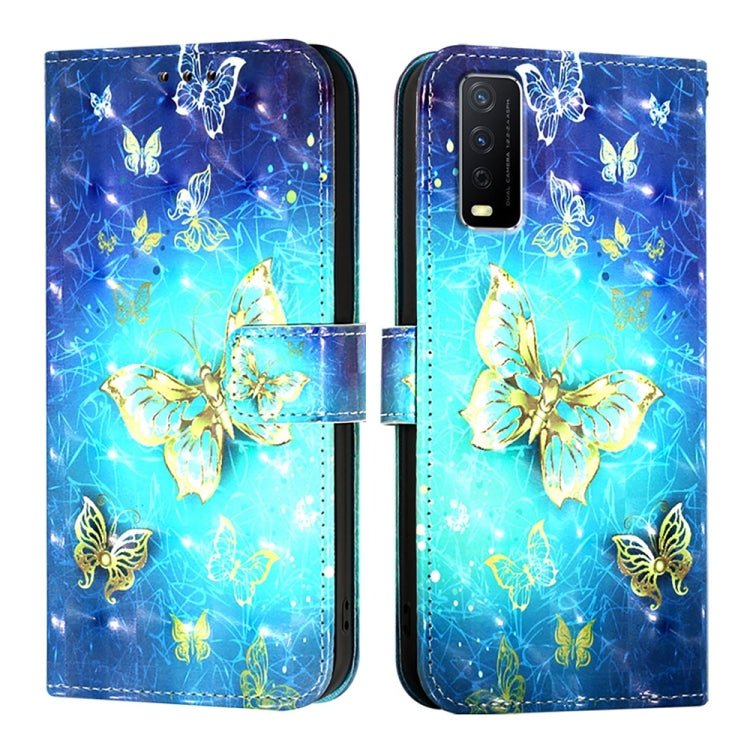 3D Painting Horizontal Flip Leather Phone Case, For vivo Y20 / Y20a / Y20g / Y20i / Y20s, For vivo Y70S, For vivo Y30 4G Global