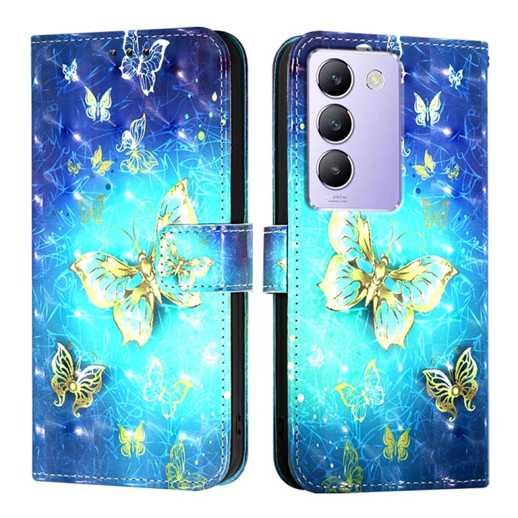 3D Painting Horizontal Flip Leather Phone Case, For vivo Y100 5G IDN / Y200e 5G Global, For vivo V30 5G Global / V30 Pro 5G Global, For vivo V29e / Y200 / V30 Lite 5G Global