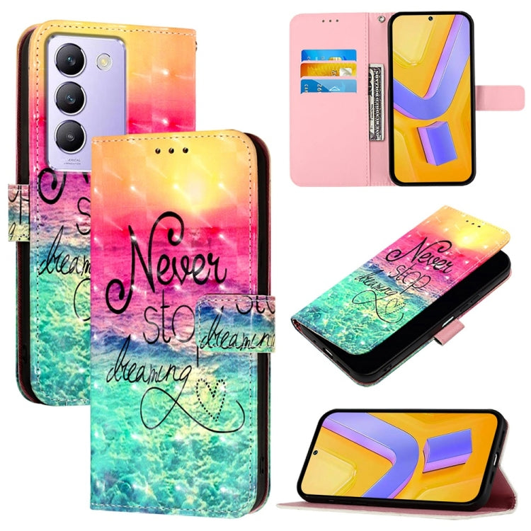 3D Painting Horizontal Flip Leather Phone Case, For vivo Y100 5G IDN / Y200e 5G Global, For vivo V30 5G Global / V30 Pro 5G Global, For vivo V29e / Y200 / V30 Lite 5G Global