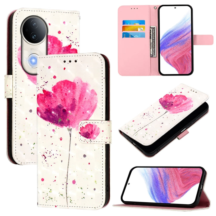 3D Painting Horizontal Flip Leather Phone Case, For vivo S20, For vivo S20 Pro, For vivo V40 Lite 5G IDN