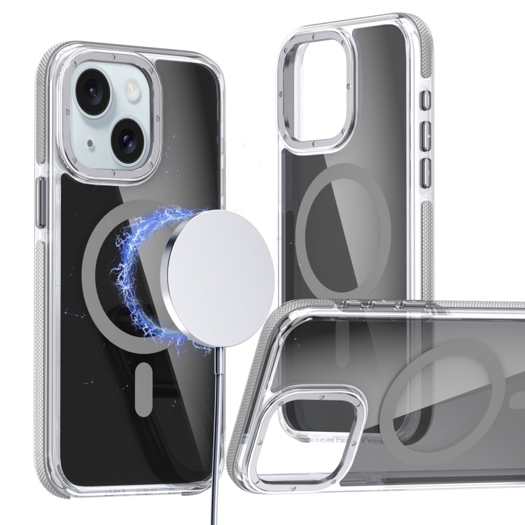 Magsafe Dual-Color Transparent Black Full Coverage Phone Case, For iPhone 15 Pro Max, For iPhone 15 Pro, For iPhone 15 Plus, For iPhone 15 Apple Accessories engmag4653 iPhone 15 Pro Max - APEXEL INDIA - Mobile Lens - Mobile Camera Lens - Cellphone Accessories - Phone Lens - Smartphone Lens