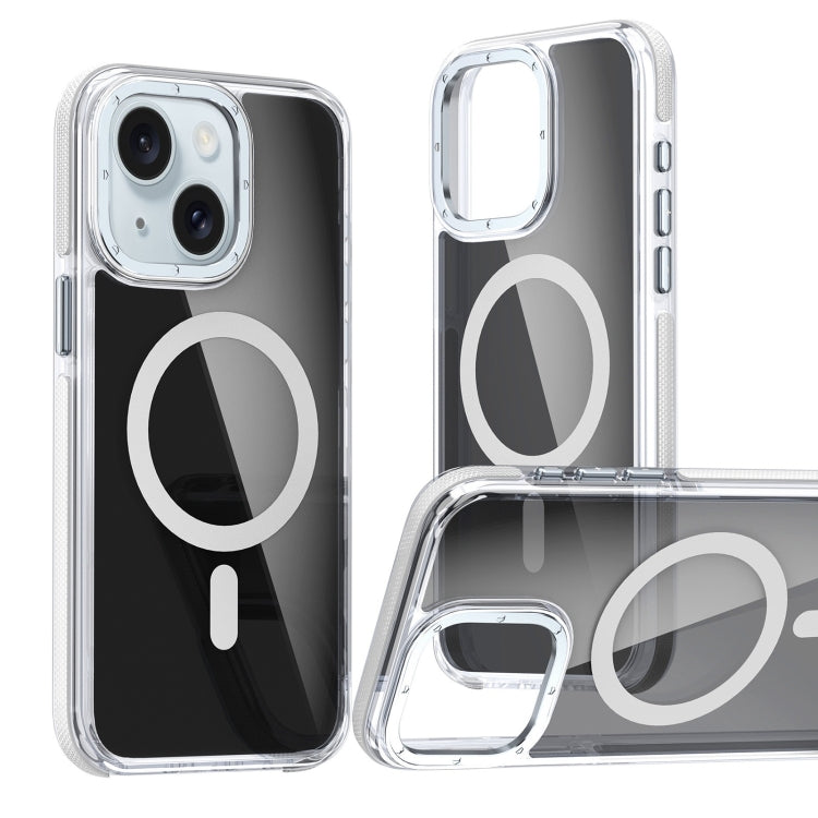 Magsafe Dual-Color Transparent Black Full Coverage Phone Case, For iPhone 15 Pro Max, For iPhone 15 Pro, For iPhone 15 Plus, For iPhone 15 Apple Accessories engmag4653 iPhone 15 Pro Max - APEXEL INDIA - Mobile Lens - Mobile Camera Lens - Cellphone Accessories - Phone Lens - Smartphone Lens