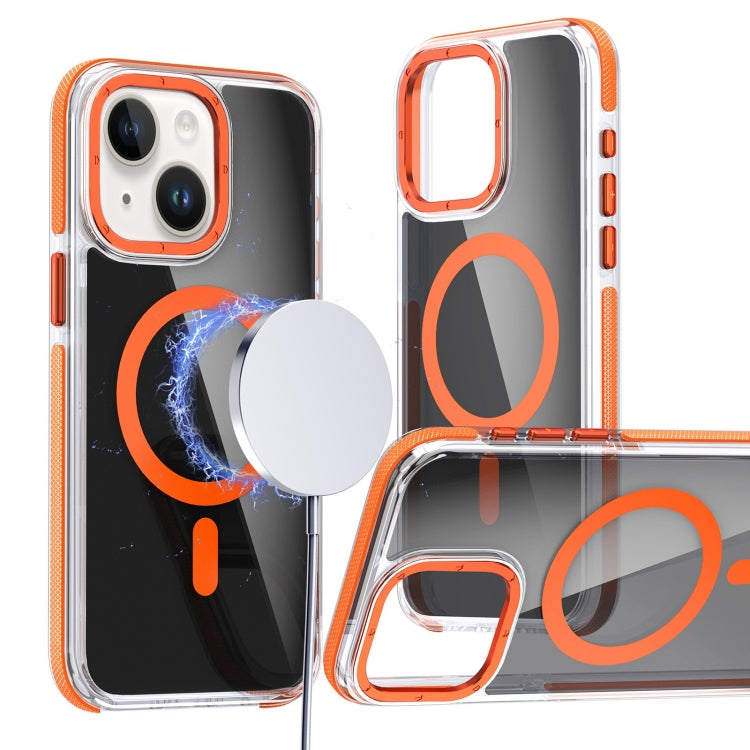 Magsafe Dual-Color Transparent Black Full Coverage Phone Case, For iPhone 14 Plus, For iPhone 13 / 14, For iPhone 14 Pro, For iPhone 14 Pro Max Apple Accessories engmag4654 iPhone 14 Plus - APEXEL INDIA - Mobile Lens - Mobile Camera Lens - Cellphone Accessories - Phone Lens - Smartphone Lens