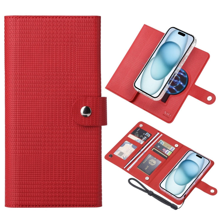 ViLi GHA-C Series RFID MagSafe Magnetic Flip Leather Phone Case, For iPhone 15 Pro Max, For iPhone 15 Pro, For iPhone 15 Plus, For iPhone 15 Apple Accessories engvil4668 iPhone 15 Pro Max - ViLi - Mobile Lens - Mobile Camera Lens - Cellphone Accessories - Phone Lens - Smartphone Lens