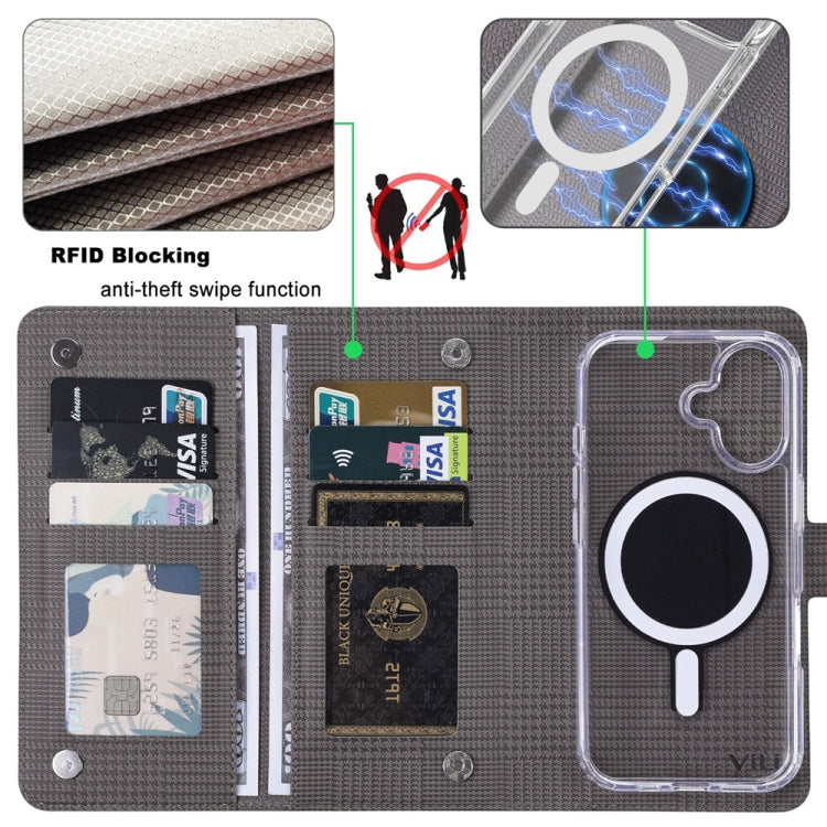 ViLi GHA-C Series RFID MagSafe Magnetic Flip Leather Phone Case, For iPhone 13 Pro Max, For iPhone 13 Pro, For iPhone 13 Apple Accessories engvil4670 More iPhone Cases - ViLi - Mobile Lens - Mobile Camera Lens - Cellphone Accessories - Phone Lens - Smartphone Lens
