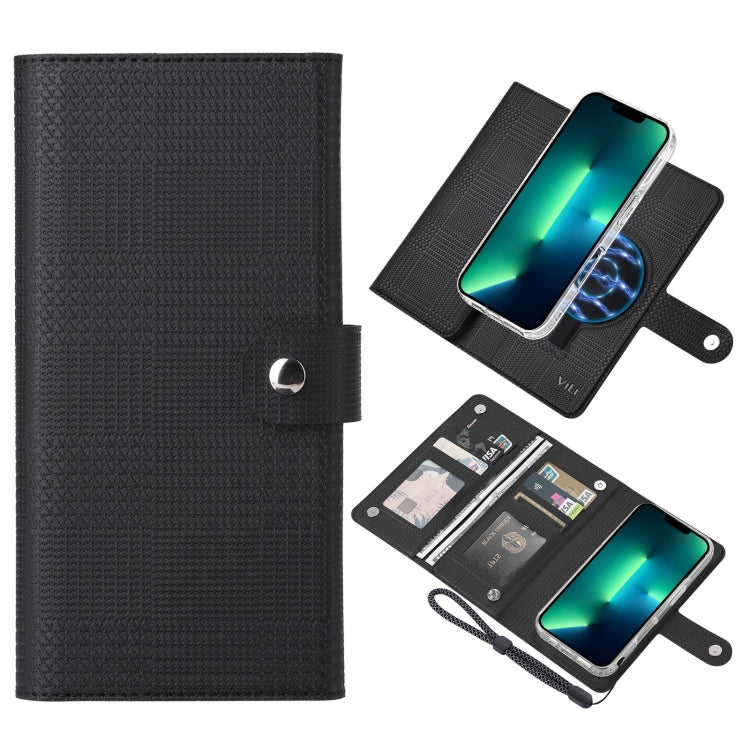 ViLi GHA-C Series RFID MagSafe Magnetic Flip Leather Phone Case, For iPhone 13 Pro Max, For iPhone 13 Pro, For iPhone 13 Apple Accessories engvil4670 More iPhone Cases - ViLi - Mobile Lens - Mobile Camera Lens - Cellphone Accessories - Phone Lens - Smartphone Lens