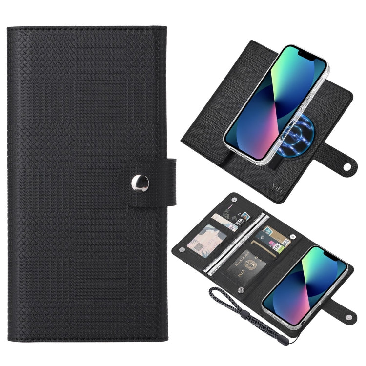 ViLi GHA-C Series RFID MagSafe Magnetic Flip Leather Phone Case, For iPhone 13 Pro Max, For iPhone 13 Pro, For iPhone 13 Apple Accessories engvil4670 More iPhone Cases - ViLi - Mobile Lens - Mobile Camera Lens - Cellphone Accessories - Phone Lens - Smartphone Lens