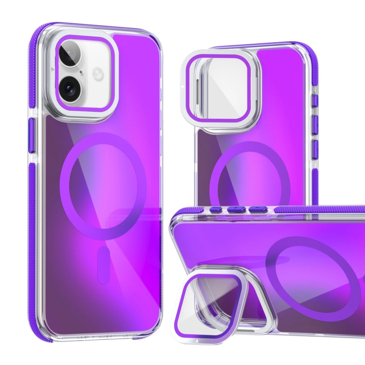 MagSafe Gradient Color Lens Film Phone Case with Lens Fold Holder, For iPhone 16 Pro Max, For iPhone 16 Pro, For iPhone 16 Plus, For iPhone 16, For iPhone 15 Pro Max, For iPhone 15 Pro Apple Accessories engmag4686 iPhone 16 Pro Max - APEXEL INDIA - Mobile Lens - Mobile Camera Lens - Cellphone Accessories - Phone Lens - Smartphone Lens
