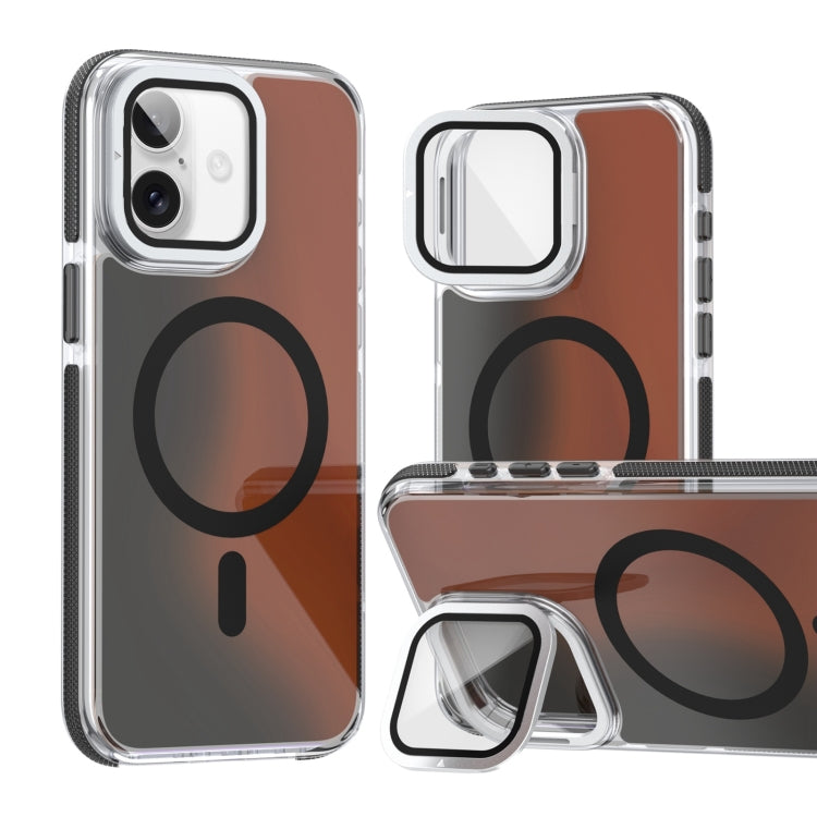 MagSafe Gradient Color Lens Film Phone Case with Lens Fold Holder, For iPhone 16 Pro Max, For iPhone 16 Pro, For iPhone 16 Plus, For iPhone 16, For iPhone 15 Pro Max, For iPhone 15 Pro Apple Accessories engmag4686 iPhone 16 Pro Max - APEXEL INDIA - Mobile Lens - Mobile Camera Lens - Cellphone Accessories - Phone Lens - Smartphone Lens