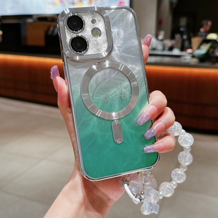 Dual-Love Feather Gradient Glitter Bracelets Magsafe TPU Phone Case, For iPhone 12 Pro Max, For iPhone 12 Pro, For iPhone 11 Pro Max, For iPhone 11 Apple Accessories engdua4695 More iPhone Cases - APEXEL INDIA - Mobile Lens - Mobile Camera Lens - Cellphone Accessories - Phone Lens - Smartphone Lens