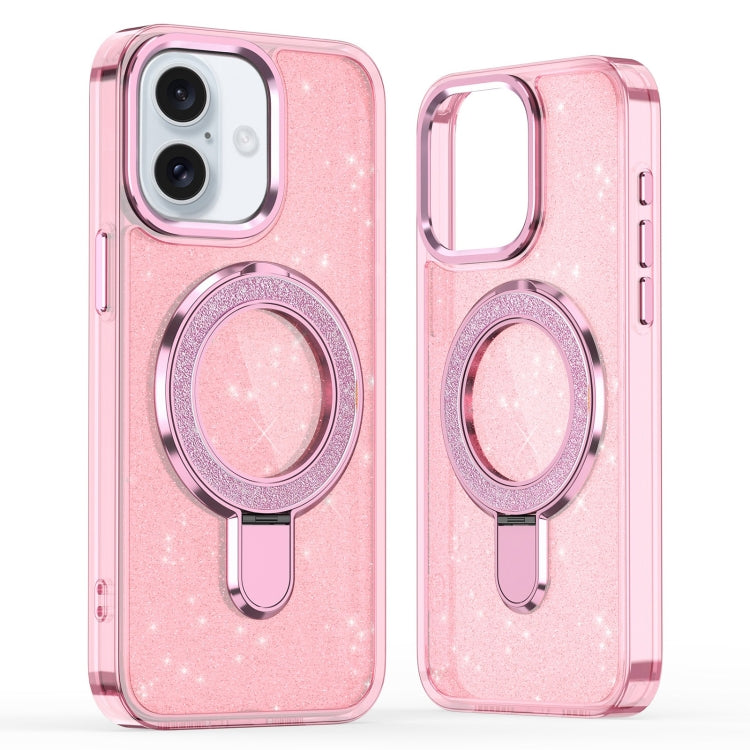 Glitter Ring Holder MagSafe Phone Case, For iPhone 16 Pro Max, For iPhone 16 Pro, For iPhone 16 Plus, For iPhone 16 Apple Accessories enggli4726 iPhone 16 Pro Max - APEXEL INDIA - Mobile Lens - Mobile Camera Lens - Cellphone Accessories - Phone Lens - Smartphone Lens