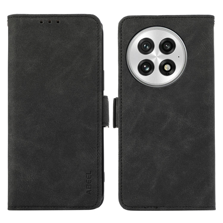 ABEEL Frosted Magnetic RFID Leather Phone Case, For OnePlus 13, For OnePlus Nord 4