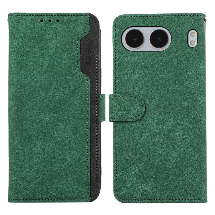 ABEEL Color Block Magnetic RFID Leather Phone Case, For OnePlus 13R Global, For OnePlus 13, For OnePlus Nord 4 engabe3767 Mobile Accessories - APEXEL INDIA - Mobile Lens - Mobile Camera Lens - Cellphone Accessories - Phone Lens - Smartphone Lens