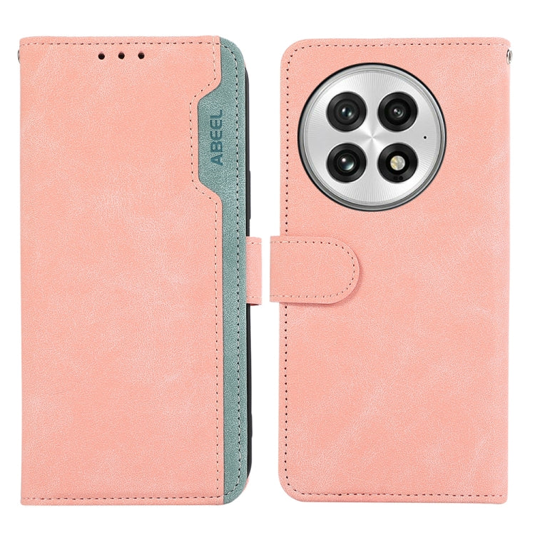 ABEEL Color Block Magnetic RFID Leather Phone Case, For OnePlus 13R Global, For OnePlus 13, For OnePlus Nord 4 engabe3767 Mobile Accessories - APEXEL INDIA - Mobile Lens - Mobile Camera Lens - Cellphone Accessories - Phone Lens - Smartphone Lens