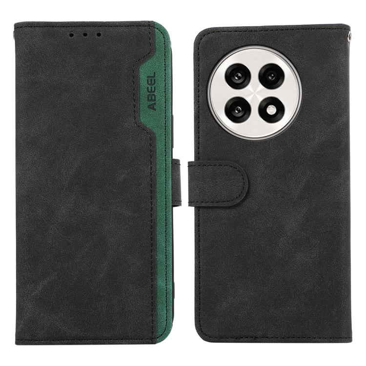 ABEEL Color Block Magnetic RFID Leather Phone Case, For OnePlus 13R Global, For OnePlus 13, For OnePlus Nord 4 engabe3767 Mobile Accessories - APEXEL INDIA - Mobile Lens - Mobile Camera Lens - Cellphone Accessories - Phone Lens - Smartphone Lens