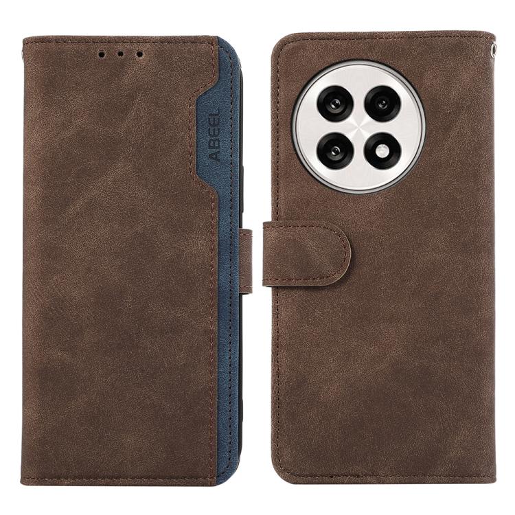 ABEEL Color Block Magnetic RFID Leather Phone Case, For OnePlus 13R Global, For OnePlus 13, For OnePlus Nord 4 engabe3767 Mobile Accessories - APEXEL INDIA - Mobile Lens - Mobile Camera Lens - Cellphone Accessories - Phone Lens - Smartphone Lens
