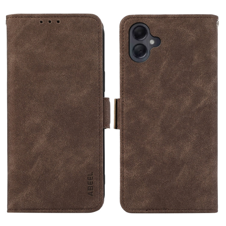 ABEEL Frosted Magnetic RFID Leather Phone Case, For Samsung Galaxy A06 4G