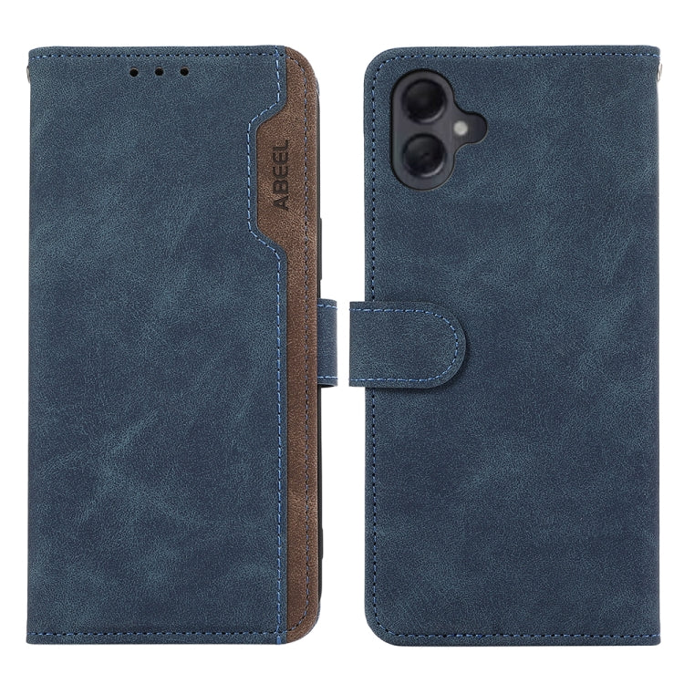 ABEEL Color Block Magnetic RFID Leather Phone Case, For Samsung Galaxy A06 4G