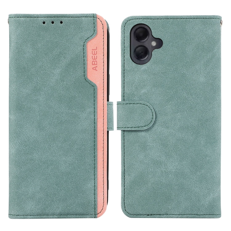 ABEEL Color Block Magnetic RFID Leather Phone Case, For Samsung Galaxy A06 4G