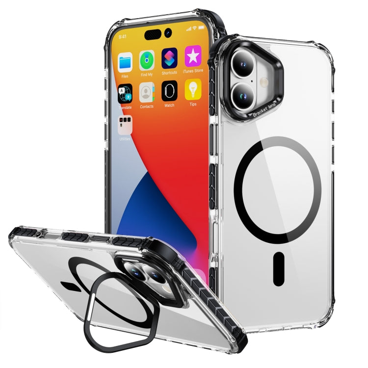 Rainbow Series Transparent MagSafe Lens Holder Phone Case, For iPhone 16 Pro Max, For iPhone 16 Pro, For iPhone 16 Plus, For iPhone 16 Apple Accessories engrai4722 iPhone 16 Pro Max - APEXEL INDIA - Mobile Lens - Mobile Camera Lens - Cellphone Accessories - Phone Lens - Smartphone Lens