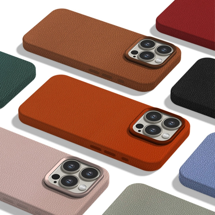 Skin Feel Leather Texture MagSafe Magnetic Phone Case, For iPhone 13, For iPhone 12 Apple Accessories engski4737 More iPhone Cases - APEXEL INDIA - Mobile Lens - Mobile Camera Lens - Cellphone Accessories - Phone Lens - Smartphone Lens