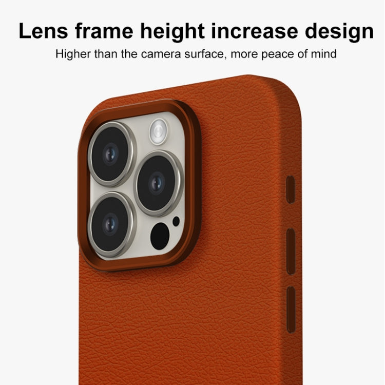 Skin Feel Leather Texture MagSafe Magnetic Phone Case, For iPhone 13, For iPhone 12 Apple Accessories engski4737 More iPhone Cases - APEXEL INDIA - Mobile Lens - Mobile Camera Lens - Cellphone Accessories - Phone Lens - Smartphone Lens