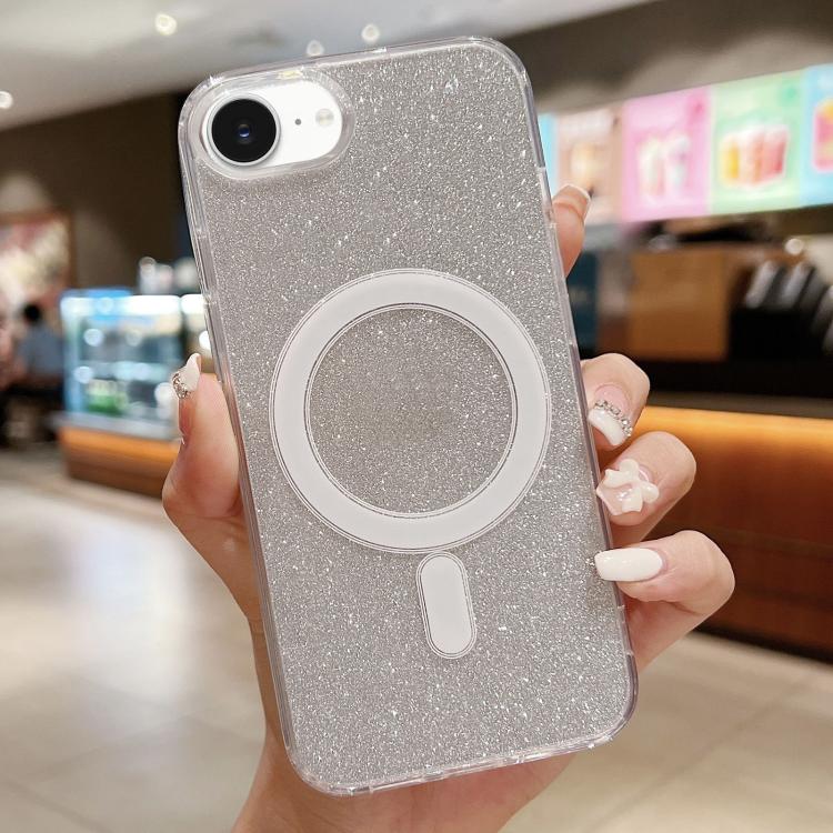 Acrylic Transparent Glitter MagSafe Phone Case, For iPhone 16e, For iPhone 16 Pro Max, For iPhone 16 Pro Apple Accessories engacr4753 iPhone 16e - APEXEL INDIA - Mobile Lens - Mobile Camera Lens - Cellphone Accessories - Phone Lens - Smartphone Lens