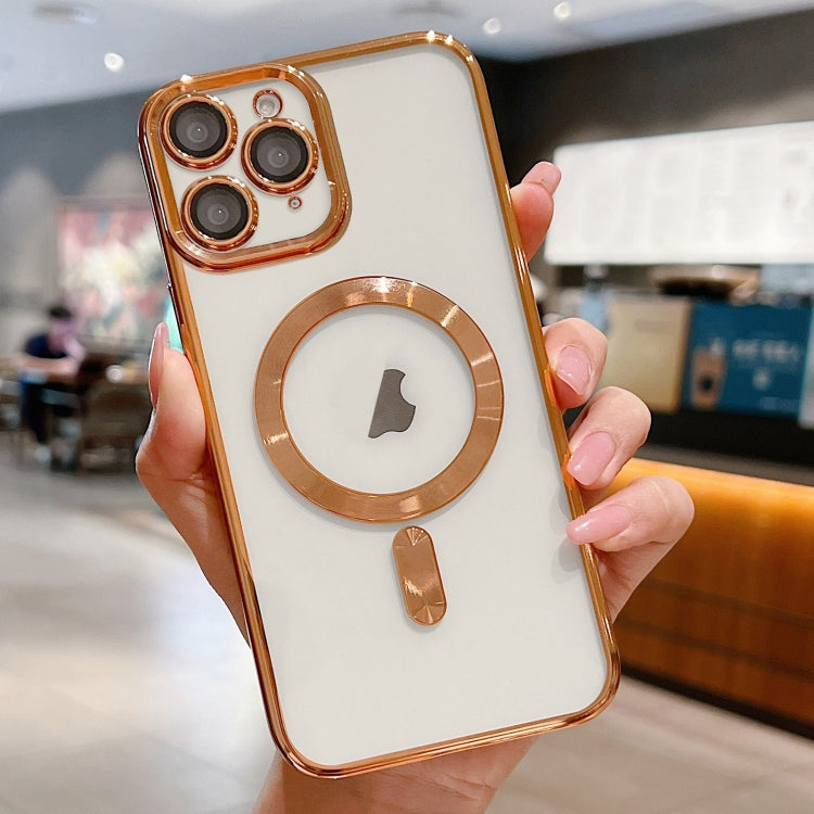 Electroplating MagSafe Phone Case, For iPhone 11 Pro Max, For iPhone 11